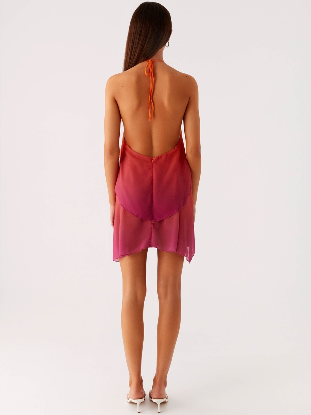 Peppermayo Twin Flame Mini Dress - Orange Gradient - Picture 3 of 5